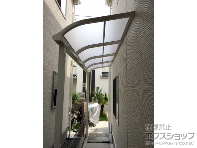 神奈川県高座郡寒川町ののテラス屋根 ヴェクターテラスR型 テラスタイプ 単体 積雪〜20cm対応 施工例