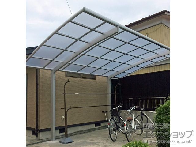 宮城県登米市ののカーポート ネスカR (ラウンドスタイル) 積雪〜20cm対応 施工例