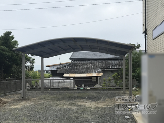 熊本県宇土市ののカーポート レイナツインポートグラン　積雪〜20cm対応 施工例