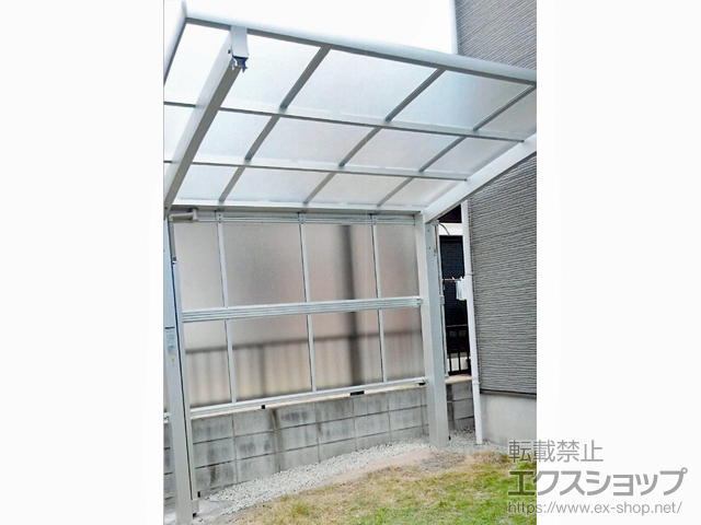 兵庫県揖保郡太子町ののサイクルポート・駐輪場 カムフィエース ミニ 積雪〜20cm対応 施工例