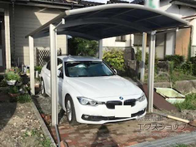 福岡県鞍手郡小竹町ののカーポート レイナワンポートグラン　積雪〜20cm対応 施工例