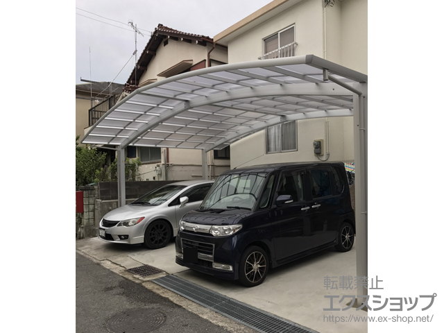 兵庫県神戸市ののカーポート レイナトリプルポートグラン　積雪〜20cm対応 施工例