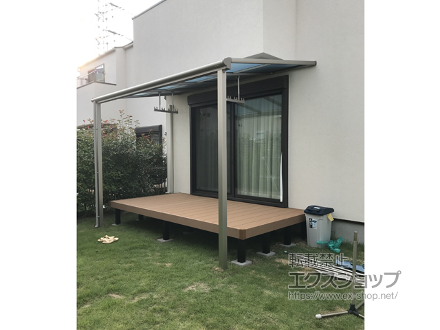 東京都町田市ののテラス屋根 ヴェクターテラス F型 テラスタイプ 単体 積雪〜20cm対応 施工例