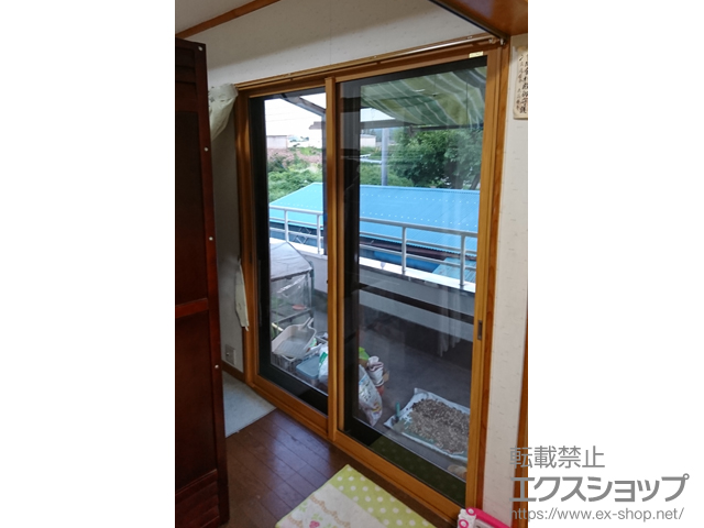 群馬県沼田市のの二重窓（内窓） インプラス ダストバリア仕様 引違い窓 2枚建 施工例