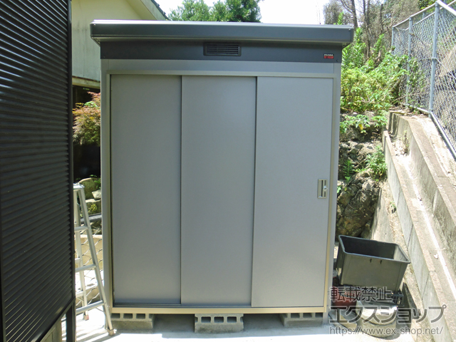 長崎県長崎市のの物置・屋外倉庫 ナイソー 一般型 1880×1300×2270 SMK-25S 施工例