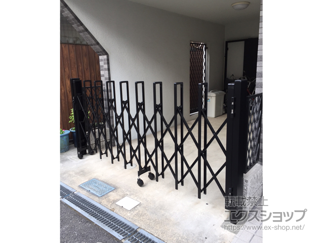 大阪府守口市ののカーゲート トリップゲート RB型 ノンレール 片開き 27S 施工例