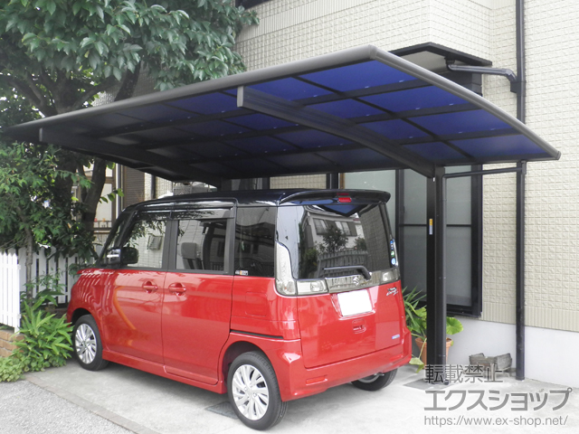千葉県鎌ヶ谷市ののカーポート プレシオスポート 積雪〜20cm対応 施工例