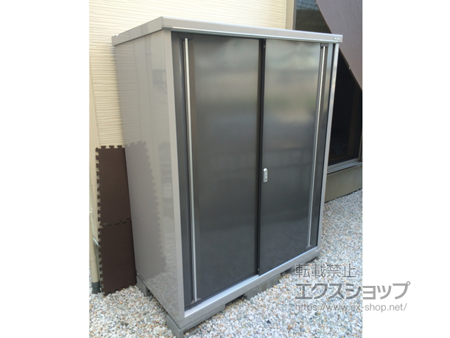 愛知県清須市のの物置・屋外倉庫 シンプリー 一般型 1520×755×1903 MJX-157E-P-PG 施工例