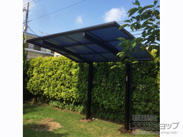 栃木県塩谷郡高根沢町ののサイクルポート・駐輪場 レイナポートグランミニ 積雪〜20cm対応 施工例