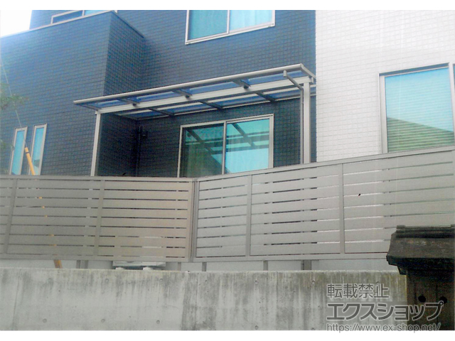 静岡県富士市ののテラス屋根 スピーネ F型 テラスタイプ 単体 積雪〜20cm対応 施工例