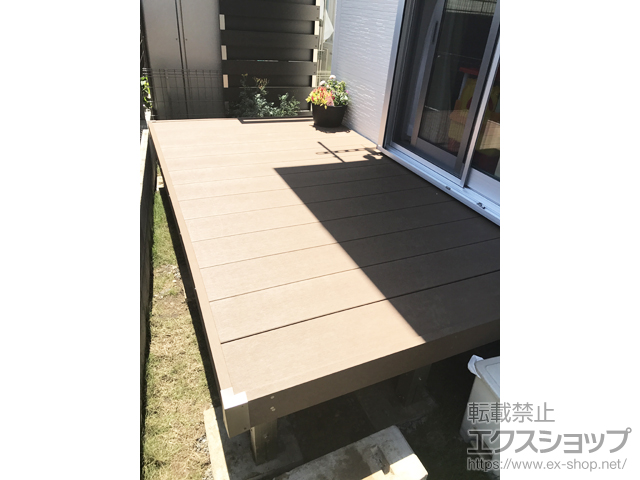 東京都立川市ののウッドデッキ リウッドデッキ 200 施工例