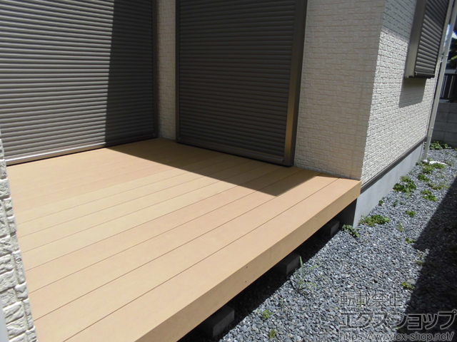 兵庫県伊丹市ののウッドデッキ リウッドデッキ 200 施工例