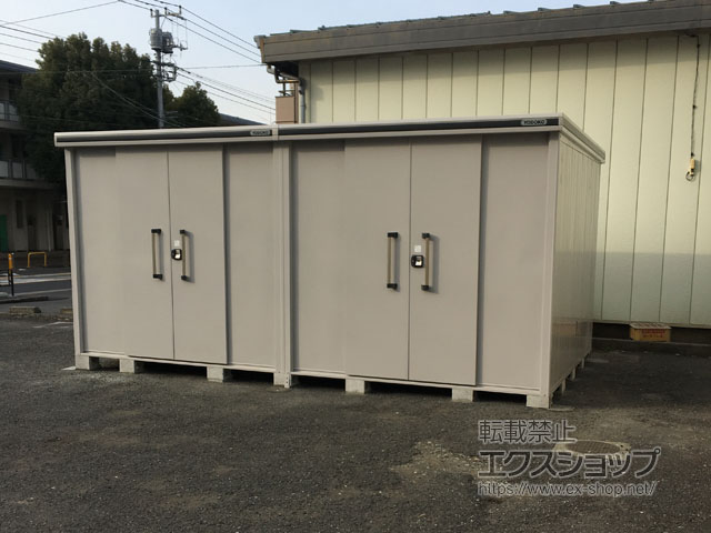 東京都葛飾区のの物置・屋外倉庫 エルモ 一般型 扉2ヶ所タイプ（LMD-5129HW） LMD-5129HW-CB 施工例