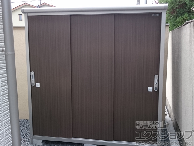 京都府京都市のの物置・屋外倉庫 エスモ 一般型 1950×900×1959 ESE-1909A-DW 施工例