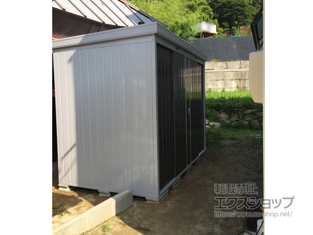 広島県東広島市のの物置・屋外倉庫 ネクスタ 一般型 3050×1790×2375 NXN-55H-PG 施工例