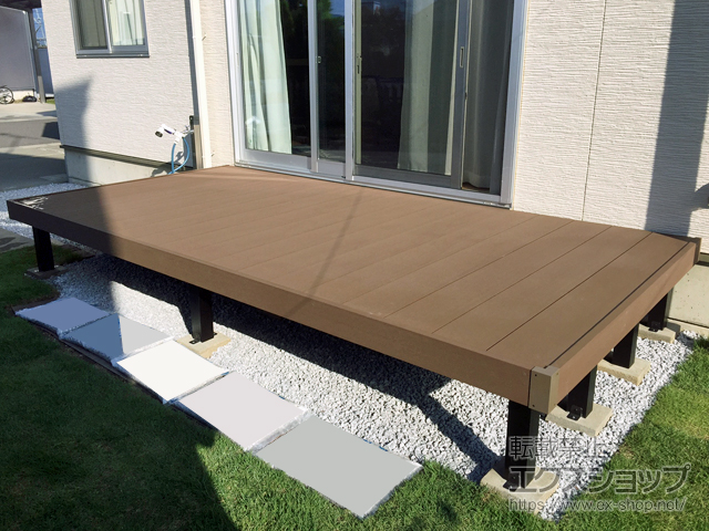 長野県塩尻市ののウッドデッキ リウッドデッキ 200 施工例