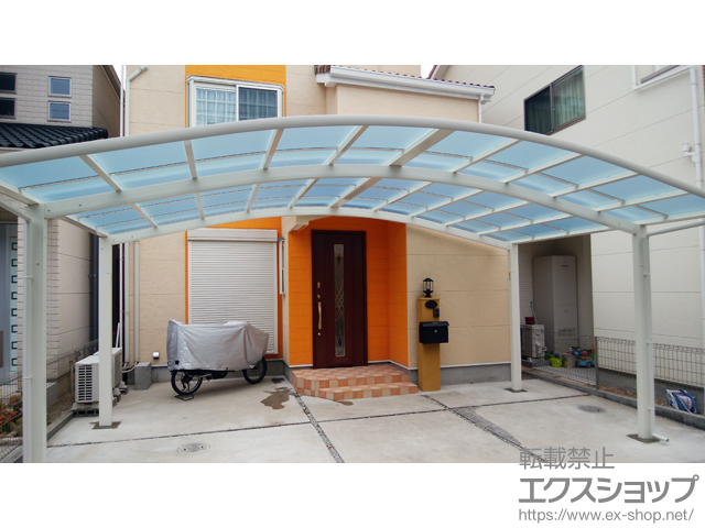 奈良県奈良市ののカーポート レイナツインポートグラン　積雪〜20cm対応 施工例