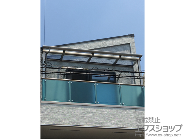神奈川県横浜市ののバルコニー・ベランダ屋根 スピーネ F型 屋根タイプ 単体 積雪〜20cm対応 施工例