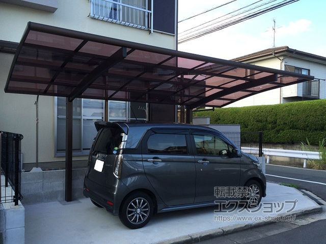 福岡県直方市ののカーポート レイナポートグラン　積雪〜20cm対応 施工例