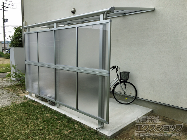 愛知県江南市ののテラス屋根 ヴェクターテラス F型 テラスタイプ 単体 積雪〜20cm対応 施工例