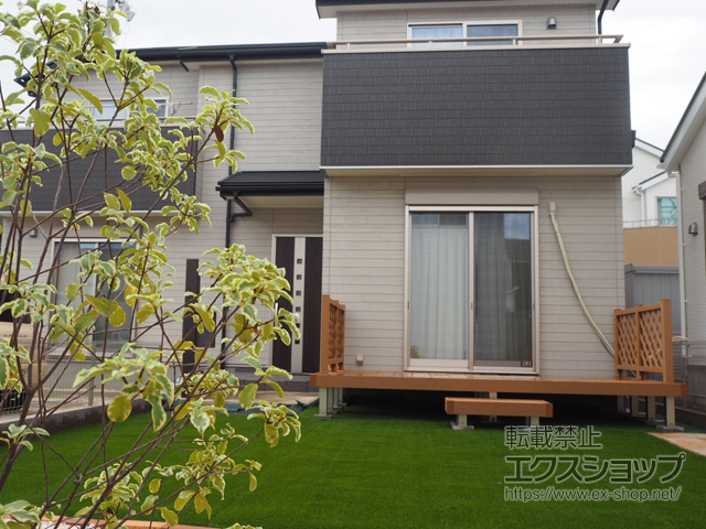 愛知県半田市ののウッドデッキ リウッドデッキ 200 施工例