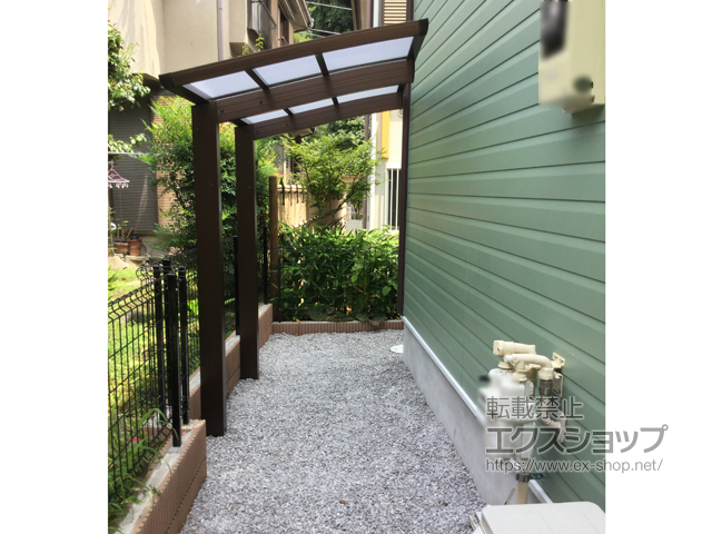 神奈川県鎌倉市ののサイクルポート・駐輪場 プレシオスポート ミニ 積雪〜20cm対応 施工例