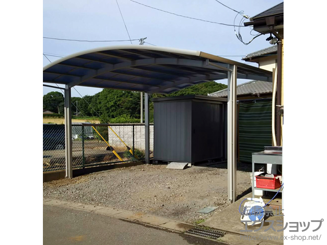 千葉県四街道市ののカーポート レイナツインポートグラン　積雪〜20cm対応 施工例