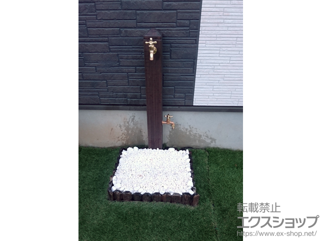 神奈川県横浜市のの立水栓・ガーデンシンク 立水栓ユニット モ・エットL シンプルパンセット 施工例