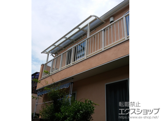 東京都練馬区ののバルコニー・ベランダ屋根 スピーネ R型 屋根タイプ 単体 積雪〜20cm対応 施工例