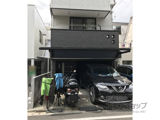 東京都世田谷区ののテラス屋根 ヴェクターテラス F型 ルーフタイプ 単体 積雪〜20cm対応 施工例