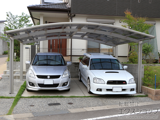 長崎県諫早市ののカーポート レイナツインポートグラン　積雪〜20cm対応 施工例