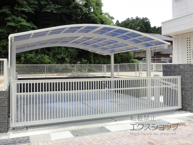 島根県益田市ののカーポート レイナツインポートグラン　積雪〜20cm対応 施工例