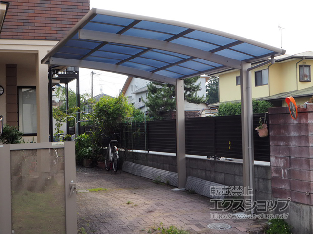 静岡県静岡市ののカーポート プレシオスポート 積雪〜20cm対応 施工例