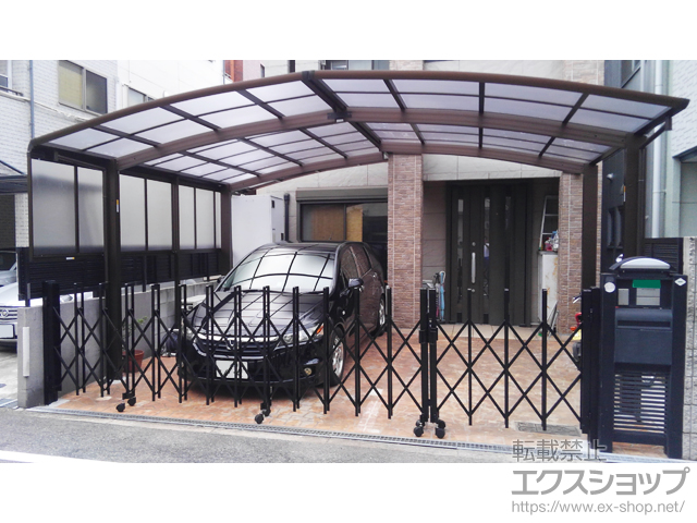 大阪府大阪市ののカーポート レイナポートグラン M合掌　積雪〜20cm対応 施工例