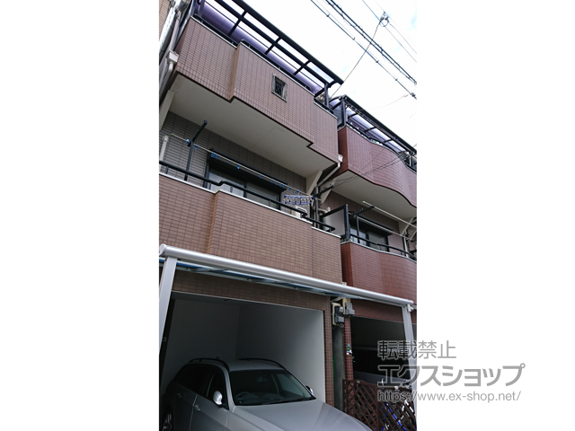 大阪府大阪市ののテラス屋根 ヴェクターテラス F型 テラスタイプ 単体 積雪〜20cm対応 施工例