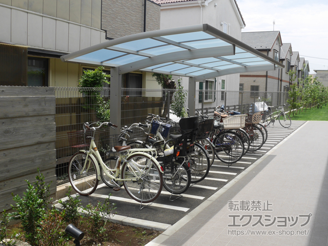 埼玉県さいたま市ののサイクルポート・駐輪場 レイナポートグランミニ 積雪〜20cm対応 施工例