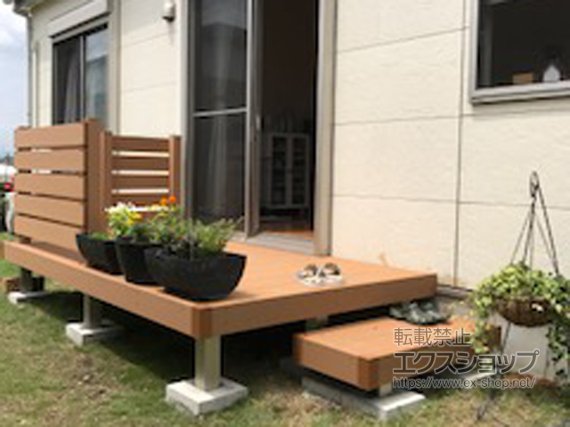 埼玉県川越市ののウッドデッキ リウッドデッキ 200 施工例