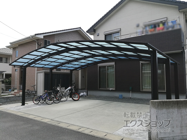 大分県日田市ののカーポート レイナトリプルポートグラン　積雪〜20cm対応 施工例