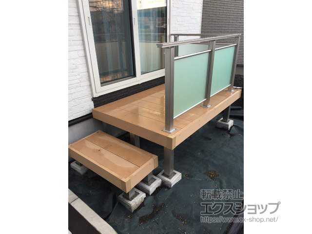 北海道札幌市ののウッドデッキ リウッドデッキ 200 施工例