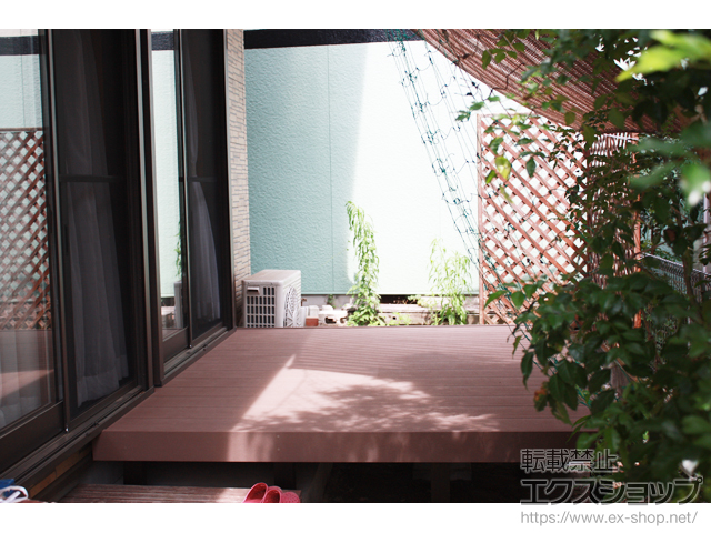 東京都あきる野市ののウッドデッキ リウッドデッキ 200 施工例