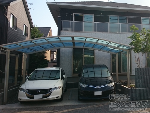 千葉県四街道市ののカーポート レイナツインポートグラン　積雪〜20cm対応 施工例