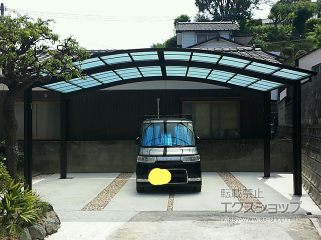 福岡県大牟田市ののカーポート レイナツインポートグラン　積雪〜20cm対応 施工例