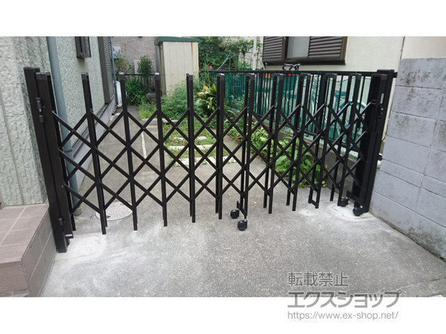 神奈川県相模原市ののカーゲート トリップゲート RC型 ノンレール 片開き 25S 施工例