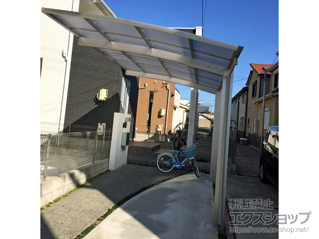 愛知県一宮市ののカーポート プレシオスポート 積雪〜20cm対応 施工例