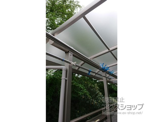 神奈川県横浜市ののバルコニー・ベランダ屋根 プレシオステラス R型 屋根タイプ 連棟 積雪〜20cm対応 施工例