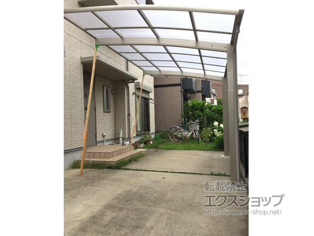 神奈川県藤沢市ののカーポート プレシオスポート 積雪〜20cm対応 施工例