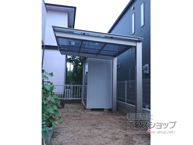 和歌山県和歌山市ののサイクルポート・駐輪場 セルフィ ミニ 積雪〜20cm対応 施工例