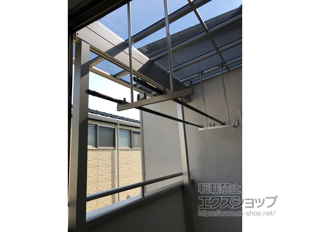 東京都練馬区ののバルコニー・ベランダ屋根 ヴェクターテラス F型 1500 屋根タイプ 単体 積雪〜50cm対応 施工例