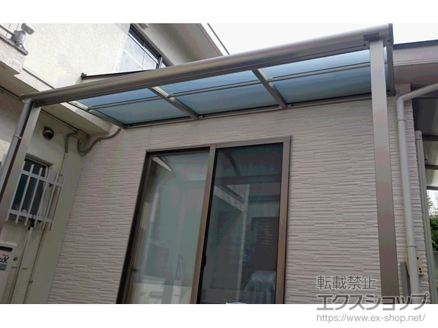 京都府京都市ののテラス屋根 ヴェクターテラス R型 テラスタイプ 単体 積雪〜20cm対応 施工例