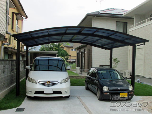 栃木県さくら市ののカーポート レイナツインポートグラン　積雪〜20cm対応 施工例